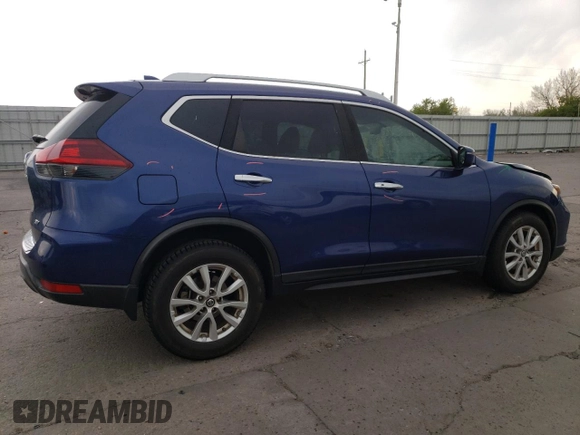 2018 Nissan Rogue SV with VIN KNMAT2MT4JP604171, listed as a Copart auction lot 54555375 with 69,194 mi miles and Salvage Title. Bid and sale history available at DreamBid. Image 3.