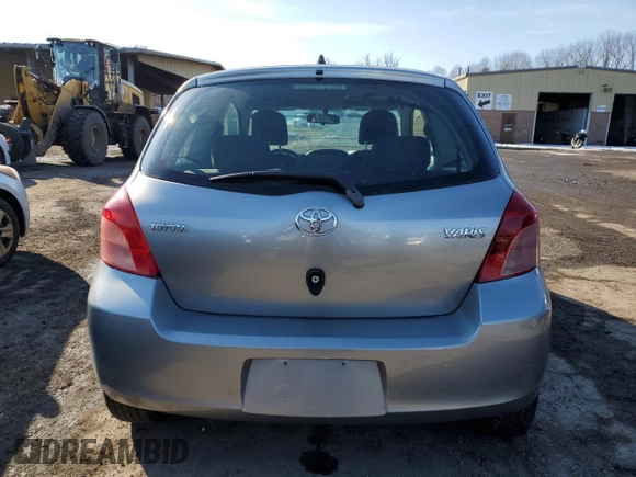 2007 Toyota Yaris with VIN JTDJT923975057611, listed as a Copart auction lot 45407175 with 106,473 mi miles and Clean Title. Bid and sale history available at carsss.com. Image 6.