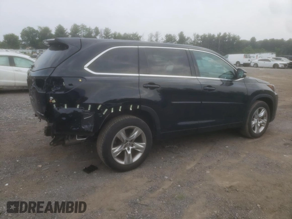 2017 Toyota Highlander Limited with VIN 5TDDZRFH0HS403090, listed as a Copart auction lot 61037445 with 113,703 mi miles and Salvage title. Bid and sale history available at DreamBid. Image 3.