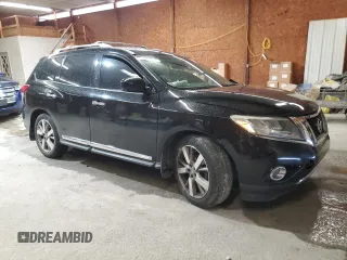 2014 Nissan Pathfinder Platinum z VIN 5N1AR2MMXEC709734, wystawiony jako Copart lot #58341565 z przebiegiem 172 455 mil mil oraz Szkoda całkowita • Salvage title. Historia ofert i sprzedaży dostępna na DreamBid. Obrazek 4.