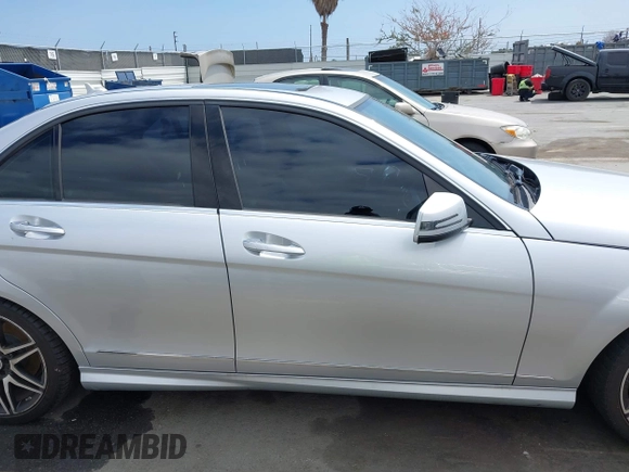 2014 Mercedes-Benz C-Class C 250 Sport with VIN WDDGF4HB0EG216428, listed as a IAAI auction lot 42148809 with 132,113 mi miles. Bid and sale history available at carsss.com. Image 13.