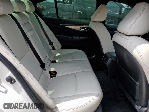 2020 Infiniti Q50 Red Sport 400 with VIN JN1FV7AR1LM660114, listed as a Copart auction lot 55658965 with 28,318 mi miles and Salvage title. Bid and sale history available at DreamBid. Image 10.