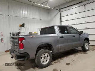 2021 Chevrolet Silverado 1500 LT Trail Boss with VIN 1GCPYFEL6MZ230298, listed as a Copart auction lot 48771285 with 76,370 mi miles and Salvage Title. Bid and sale history available at DreamBid. Image 3.