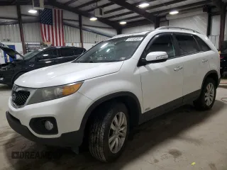 2011 Kia Sorento EX with VIN 5XYKUDA27BG146798, listed as a Copart auction lot 51446465 with 124,474 mi miles and Salvage Title. Bid and sale history available at carsss.com. Image 1.
