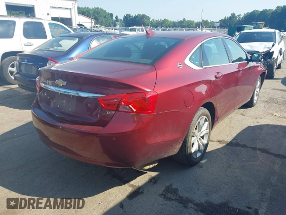 2017 Chevrolet Impala LT with VIN 2G1105S37H9106710, listed as a IAAI auction lot 42585642 with 96,392 mi miles and . Bid and sale history available at DreamBid. Image 4.