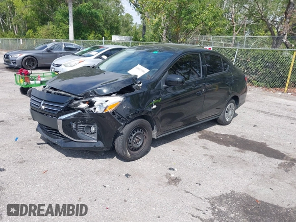 2022 Mitsubishi Mirage ES with VIN ML32FUFJ7NHF06356, listed as a IAAI auction lot 41815806 with 30,873 mi miles and . Bid and sale history available at DreamBid. Image 17.