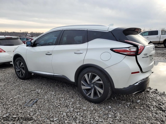 2017 Nissan Murano SL with VIN 5N1AZ2MH9HN125241, listed as a Copart auction lot 80616064 with 106,232 mi miles and Salvage Title. Bid and sale history available at carsss.com. Image 2.