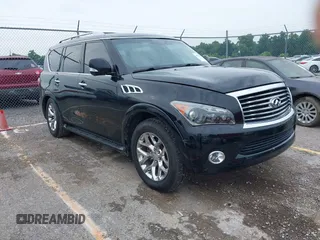2012 Infiniti QX56 7-passenger with VIN JN8AZ2NE5C9017259, listed as a IAAI auction lot 42679381 with 169,959 mi miles and . Bid and sale history available at DreamBid. Image 1.