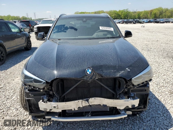 2023 BMW X5 xDrive40i with VIN 5UXCR6C08P9R06807, listed as a Copart auction lot 52030505 with 43,600 mi miles and Salvage title. Bid and sale history available at DreamBid. Image 5.
