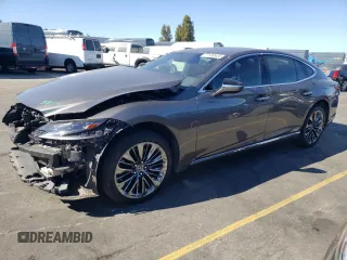 2018 Lexus LS z VIN JTHBYLFF1J5000266, wystawiony jako Copart lot #77130624 z przebiegiem 36 312 mil mil oraz Szkoda całkowita • Salvage title. Historia ofert i sprzedaży dostępna na DreamBid. Obrazek 1.