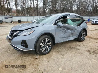2022 Nissan Murano SL with VIN 5N1AZ2CJ4NC112246, listed as a Copart auction lot 44647395 with 48,790 mi miles and Salvage Title. Bid and sale history available at carsss.com. Image 1.