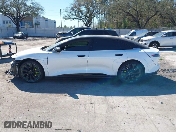 2022 Lucid Air Grand Touring with VIN 50EA1GBA1NA002790, listed as a IAAI auction lot 41585856 with 41,219 mi miles. Bid and sale history available at carsss.com. Image 13.
