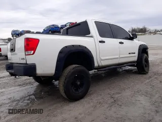 2012 Nissan Titan S with VIN 1N6AA0EJ4CN307050, listed as a Copart auction lot 43375035 with Not Provided miles and Salvage Title. Bid and sale history available at carsss.com. Image 3.