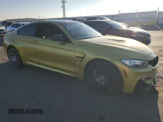 2017 BMW M4 with VIN WBS3R9C58HK708830, listed as a Copart auction lot 66844954 with 82,334 mi miles and Salvage Title. Bid and sale history available at carsss.com. Image 4.