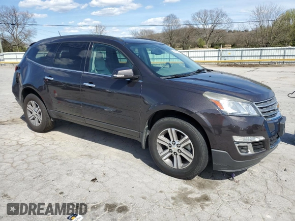 2017 Chevrolet Traverse LT with VIN 1GNKRHKD5HJ249792, listed as a Copart auction lot 50385675 with 110,525 mi miles and Salvage Title. Bid and sale history available at DreamBid. Image 4.