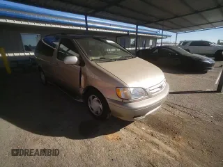 2002 Toyota Sienna LE with VIN 4T3ZF13C42U474033, listed as a Copart auction lot 45404675 with 186,920 mi miles and Salvage Title. Bid and sale history available at carsss.com. Image 12.