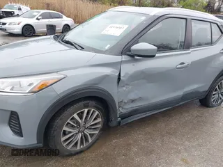 2021 Nissan Kicks SV with VIN 3N1CP5CVXML490990, listed as a IAAI auction lot 41976503 with 72,379 mi miles and . Bid and sale history available at DreamBid. Image 6.