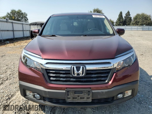 2019 Honda Ridgeline RTL with VIN 5FPYK3F52KB039850, listed as a Copart auction lot 64013955 with 75,366 mi miles and Salvage title. Bid and sale history available at DreamBid. Image 5.