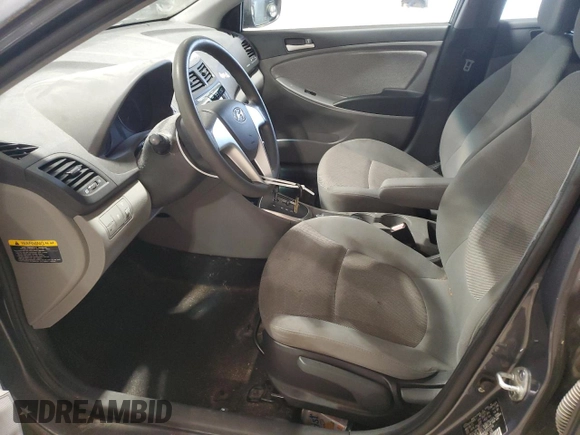 2012 Hyundai Accent GLS z VIN KMHCT4AE4CU053248, wystawiony jako Copart lot #58587535 z przebiegiem 81 904 mil mil oraz Tytuł czysty. Historia ofert i sprzedaży dostępna na DreamBid. Obrazek 7.