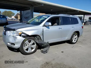 2010 Toyota Highlander Limited with VIN 5TDDK3EH9AS017163, listed as a Copart auction lot 56712655 with 164,873 mi miles and Salvage title. Bid and sale history available at DreamBid. Image 1.