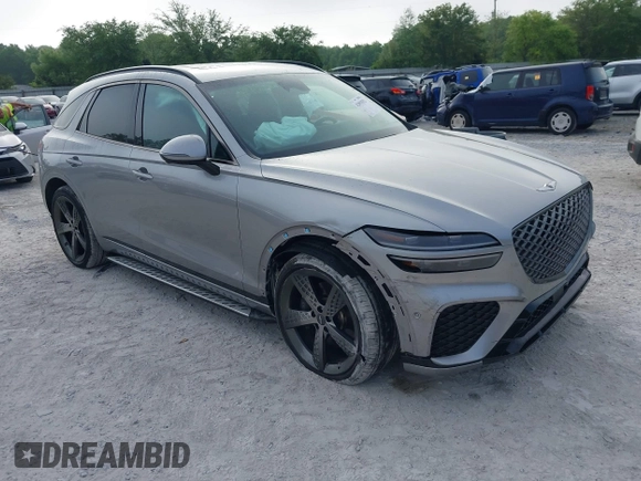 2024 Genesis GV70 2.5T with VIN 5NMMADTBXRH009739, listed as a IAAI auction lot 42091832 with 17,336 mi miles and . Bid and sale history available at DreamBid. Image 1.