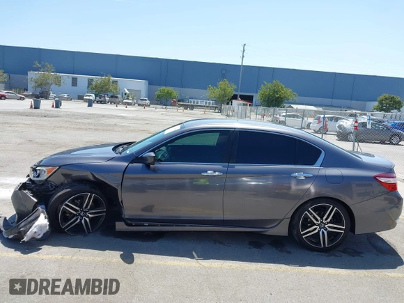 2016 Honda Accord Sport with VIN 1HGCR2F58GA074001, listed as a IAAI auction lot 42473844 with 105,311 mi miles and . Bid and sale history available at DreamBid. Image 14.