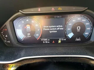 2021 Audi Q3 Premium with VIN WA1AUCF38M1067676, listed as a Copart auction lot 71621704 with 77,395 mi miles and Salvage Title. Bid and sale history available at carsss.com. Image 9.