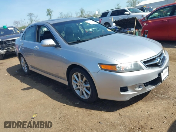 2007 Acura TSX with VIN JH4CL96827C021591, listed as a IAAI auction lot 42103581 with 175,527 mi miles. Bid and sale history available at carsss.com. Image 1.