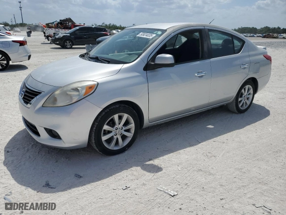 2014 Nissan Versa S Plus with VIN 3N1CN7AP0EL826864, listed as a Copart auction lot 50924035 with 70,182 mi miles and Non Repairable. Bid and sale history available at carsss.com. Image 1.