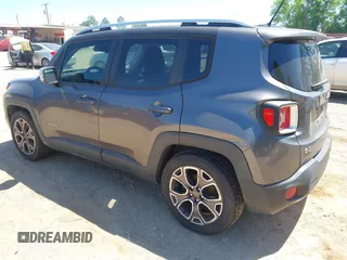 2016 Jeep Renegade Limited with VIN ZACCJADT0GPC91124, listed as a IAAI auction lot 42019518 with 131,471 mi miles and . Bid and sale history available at DreamBid. Image 3.