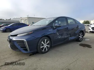 2017 Toyota Mirai with VIN JTDBVRBD3HA002734, listed as a Copart auction lot 46242735 with 75,666 mi miles and Salvage Title. Bid and sale history available at DreamBid. Image 1.