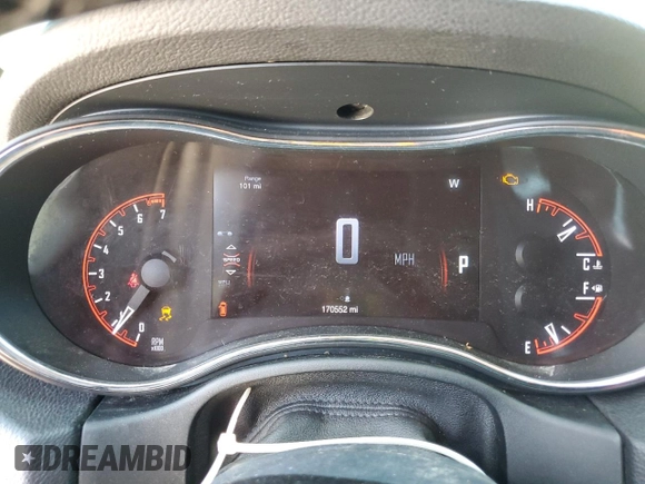 2015 Dodge Durango Limited with VIN 1C4RDHDG3FC904594, listed as a Copart auction lot 55492965 with 170,552 mi miles and Salvage title. Bid and sale history available at DreamBid. Image 9.
