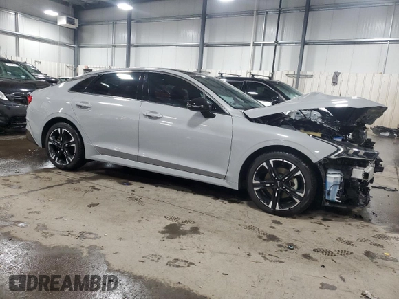 2022 Kia K5 GT-Line with VIN 5XXG64J28NG117111, listed as a Copart auction lot 87694545 with 37,406 mi miles and Salvage Title. Bid and sale history available at carsss.com. Image 4.