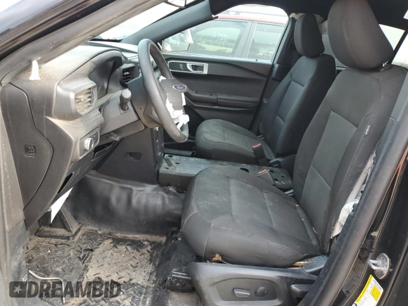 2021 Ford Police Interceptor Utility z VIN 1FM5K8AB9MGB99444, wystawiony jako Copart lot #54184865 z przebiegiem 77 604 mil mil oraz Szkody całkowita. Historia ofert i sprzedaży dostępna na DreamBid. Obrazek 7.
