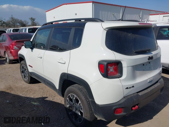 2023 Jeep Renegade Trailhawk with VIN ZACNJDC10PPP71428, listed as a IAAI auction lot 41774118 with 29,413 mi miles and . Bid and sale history available at DreamBid. Image 3.