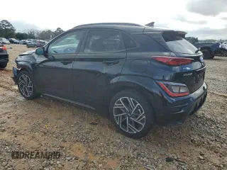2023 Hyundai Kona N Line with VIN KM8K33A31PU044047, listed as a Copart auction lot 44324995 with 17,953 mi miles and Non Repairable. Bid and sale history available at carsss.com. Image 2.