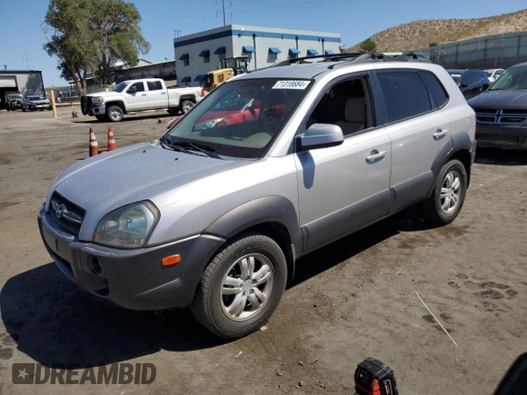 2006 Hyundai Tucson GLS with VIN KM8JN12D16U439636, listed as a Copart auction lot 71318684 with 140,225 mi miles and Salvage Title. Bid and sale history available at carsss.com. Image 1.