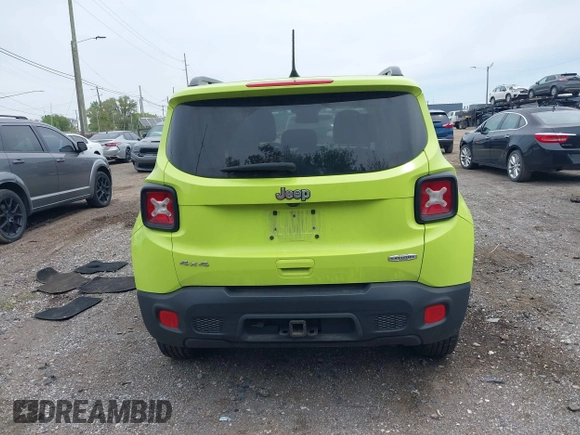 2018 Jeep Renegade Latitude with VIN ZACCJBBB9JPH66373, listed as a IAAI auction lot 42333207 with 179,115 mi miles and . Bid and sale history available at DreamBid. Image 17.