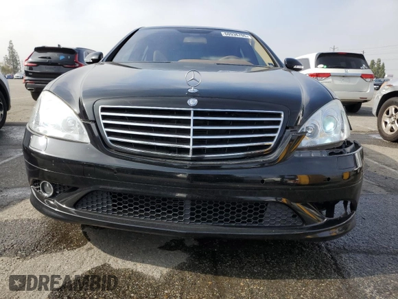 2007 Mercedes-Benz S 550 with VIN WDDNG71XX7A103152, listed as a Copart auction lot 60936705 with 106,127 mi miles and Salvage title. Bid and sale history available at DreamBid. Image 5.