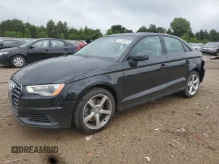 2015 Audi A3 Premium with VIN WAUACGFF9F1061797, listed as a Copart auction lot 61190735 with 78,951 mi miles and Salvage title. Bid and sale history available at DreamBid. Image 1.