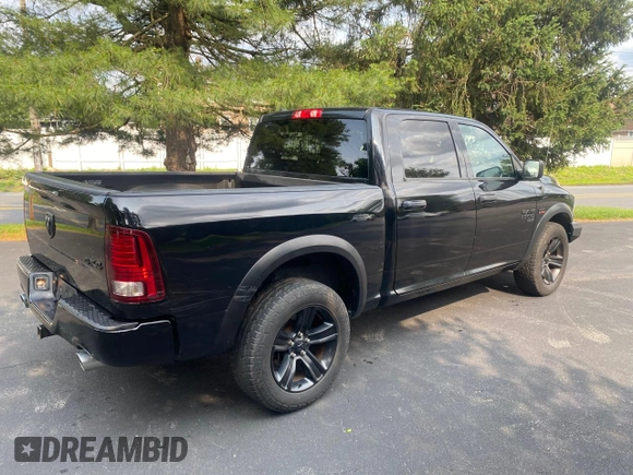 2021 Ram 1500 Warlock z VIN 1C6RR7LT9MS518556, wystawiony jako Copart lot #59443425 z przebiegiem 79 884 mil mil oraz Szkoda całkowita • Salvage title. Historia ofert i sprzedaży dostępna na DreamBid. Obrazek 4.