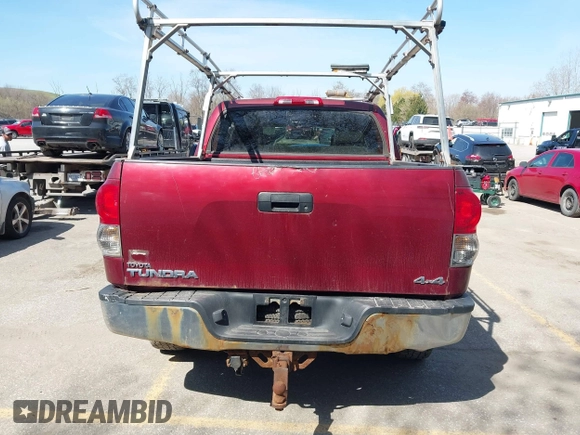2007 Toyota Tundra SR5 with VIN 5TBDV54117S487602, listed as a IAAI auction lot 42106287 with 214,725 mi miles. Bid and sale history available at carsss.com. Image 16.