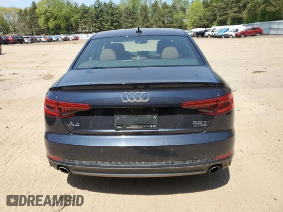 2017 Audi A4 Premium Plus с VIN WAUENAF42HN066617, выставлен на аукционе Copart как лот 56298055 с пробегом 91 271 миль миль и Списание • Salvage title. История ставок и продаж доступна на DreamBid. Изображение 6.