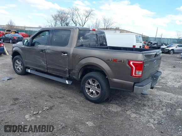 2016 Ford F-150 XLT with VIN 1FTEW1EF5GFD09123, listed as a IAAI auction lot 41894665 with 158,250 mi miles. Bid and sale history available at carsss.com. Image 3.