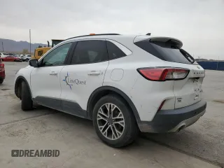 2020 Ford Escape SEL with VIN 1FMCU0H62LUB18280, listed as a Copart auction lot 53116495 with 89,460 mi miles and Salvage Title. Bid and sale history available at carsss.com. Image 2.