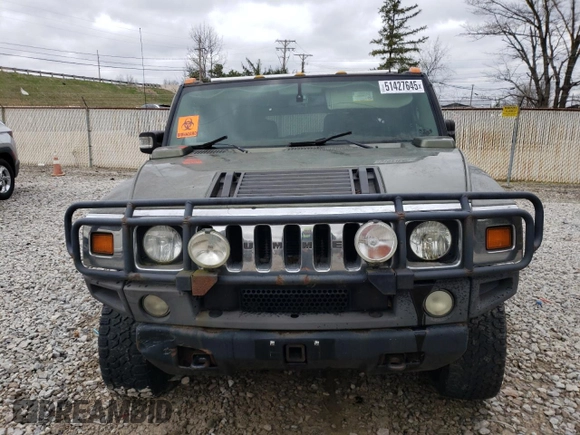 2004 Hummer H2 z VIN 5GRGN23U94H100484, wystawiony jako Copart lot #51427645 z przebiegiem 228 142 mil mil oraz Czysty tytuł • Clean title. Historia ofert i sprzedaży dostępna na DreamBid. Obrazek 5.