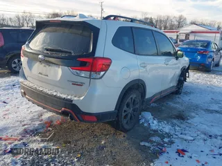 2022 Subaru Forester Sport with VIN JF2SKAJC5NH429890, listed as a IAAI auction lot 41399788 with 66,358 mi miles. Bid and sale history available at carsss.com. Image 4.