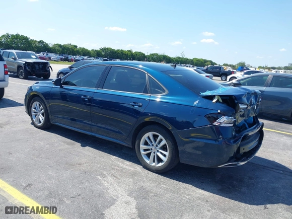 2020 Volkswagen Passat 2.0T S with VIN 1VWAA7A37LC023763, listed as a IAAI auction lot 39381396 with 53,113 mi miles. Bid and sale history available at carsss.com. Image 3.