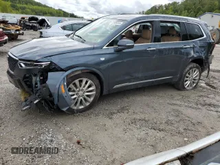 2020 Cadillac XT6 AWD Premium Luxury with VIN 1GYKPFRS1LZ148342, listed as a Copart auction lot 73495264 with 100,702 mi miles and Salvage Title. Bid and sale history available at carsss.com. Image 1.