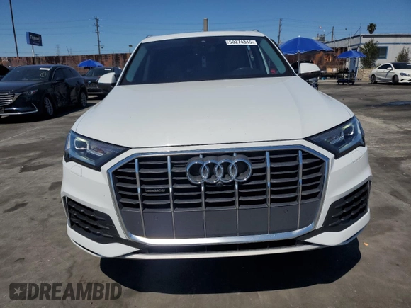 2021 Audi Q7 Premium Plus with VIN WA1LXAF7XMD016671, listed as a Copart auction lot 50274315 with 73,240 mi miles and Salvage title. Bid and sale history available at DreamBid. Image 5.
